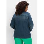 Jeansjacke von Sheego, in der Farbe Blau, andere Perspektive, Vorschaubild