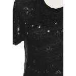 T-Shirt von Iro, in der Farbe Schwarz, aus Leinen, andere Perspektive, Vorschaubild