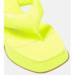 Sandale von Gia Borghini, in der Farbe Gelb, andere Perspektive, Vorschaubild