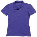 Poloshirt von Stedman, in der Farbe Lila, andere Perspektive, Vorschaubild