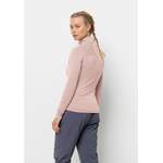 Sweatshirt von Jack Wolfskin, in der Farbe Rosa, aus Fleece, andere Perspektive, Vorschaubild