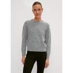 Langarmshirt von comma casual identity, in der Farbe Grau, aus Polyacryl, andere Perspektive, Vorschaubild