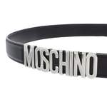 Taillengürtel von Moschino, in der Farbe Schwarz, aus Leder, andere Perspektive, Vorschaubild