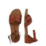 Sandale von COSMOS COMFORT, in der Farbe Braun, aus Leder, andere Perspektive, Vorschaubild