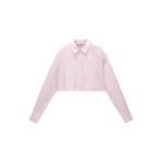 Hemdbluse von Pull&Bear, in der Farbe Rosa, aus Polyester, Vorschaubild