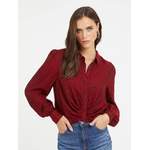 Cropped-Bluse Animal-Muster der Marke Guess