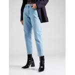 Gerade Jeans von Topshop, in der Farbe Blau, aus Baumwolle, andere Perspektive, Vorschaubild