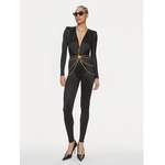 Jumpsuit von Elisabetta Franchi, in der Farbe Schwarz, aus Lycra, andere Perspektive, Vorschaubild