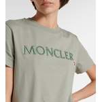 T-Shirt von Moncler, in der Farbe Grün, andere Perspektive, Vorschaubild