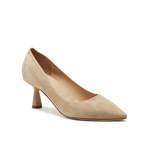 High Heel Pump von Kennel & Schmenger, in der Farbe Beige, aus Mohair, andere Perspektive, Vorschaubild