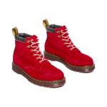 Wanderstiefel von Dr. Martens, in der Farbe Rot, aus Leder, andere Perspektive, Vorschaubild