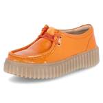 Schnürboot von Clarks, in der Farbe Orange, andere Perspektive, Vorschaubild