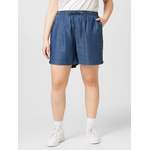 Shorts von ONLY Carmakoma, in der Farbe Blau, aus Lyocell, andere Perspektive, Vorschaubild