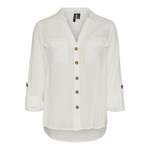 Klassische Bluse von Vero Moda Tall, in der Farbe Weiss, andere Perspektive, Vorschaubild