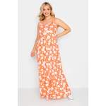 Sommerkleid von Yours, in der Farbe Orange, andere Perspektive, Vorschaubild