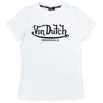 T-Shirt von Von Dutch, in der Farbe Weiss, andere Perspektive, Vorschaubild