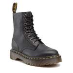 Schnürstiefel von Dr. Martens, in der Farbe Schwarz, aus Textil, andere Perspektive, Vorschaubild