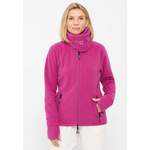 Fleecejacke von Bench., in der Farbe Rosa, aus Polyester, andere Perspektive, Vorschaubild