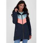 Softshelljacke von Alife & Kickin, in der Farbe Blau, aus Webstoff, andere Perspektive, Vorschaubild