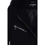 Mantel von Karl Lagerfeld, in der Farbe Schwarz, aus Viskose, andere Perspektive, Vorschaubild