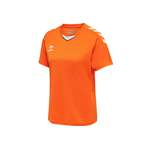 Handballtrikot von Hummel, in der Farbe Orange, aus Polyester, andere Perspektive, Vorschaubild