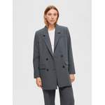 Jackenblazer von Selected Femme, in der Farbe Grau, aus Polyester, andere Perspektive, Vorschaubild