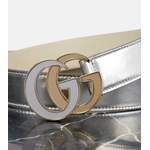 Ledergürtel von Gucci, in der Farbe Silber, andere Perspektive, Vorschaubild