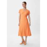 Maxikleid von comma, in der Farbe Orange, aus Viskose, andere Perspektive, Vorschaubild