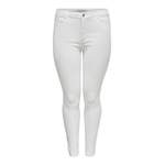 High Waist Jeans von ONLY Carmakoma, in der Farbe Weiss, aus Polyester, Vorschaubild