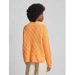 Sonstige Pullover von comma Casual Identity, in der Farbe Orange, aus Baumwolle, andere Perspektive, Vorschaubild