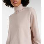 Rollkragenpullover von BRUNELLO CUCINELLI, in der Farbe Rosa, aus Cashmere, andere Perspektive, Vorschaubild