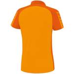 Poloshirt von erima, in der Farbe Orange, aus Polyester, andere Perspektive, Vorschaubild