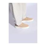 Sneaker von Emporio Armani, in der Farbe Beige, aus Leder, andere Perspektive, Vorschaubild