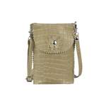 Ledertasche von ITALYSHOP24, in der Farbe Beige, aus Leder, andere Perspektive, Vorschaubild