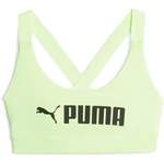 Sport-BH von Puma, in der Farbe Grün, aus Polyester, Vorschaubild