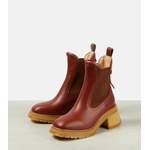 Chelsea-Boot von Moncler, in der Farbe Rot, andere Perspektive, Vorschaubild