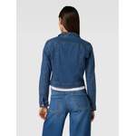 Jeansjacke von Vero Moda Outdoor, in der Farbe Blau, aus Polyester, andere Perspektive, Vorschaubild