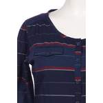 Klassische Bluse von Maloja, in der Farbe Blau, aus Baumwolle, andere Perspektive, Vorschaubild