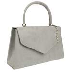 Clutch von Girly Handbags, in der Farbe Grau, andere Perspektive, Vorschaubild
