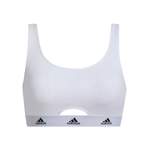 Sport-BH von Adidas Sportswear, in der Farbe Weiss, aus Baumwolle, andere Perspektive, Vorschaubild