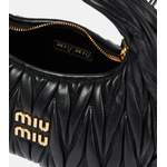 Schultertasche von Miu Miu, in der Farbe Schwarz, andere Perspektive, Vorschaubild