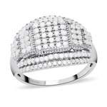 Weißer Diamant-Ring der Marke ShopLC