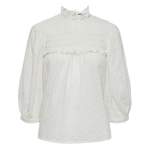 Klassische Bluse von Y.A.S, in der Farbe Weiss, aus Baumwolle, andere Perspektive, Vorschaubild