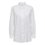 Klassische Bluse von Only, in der Farbe Weiss, aus Baumwolle, Vorschaubild