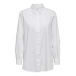 Klassische Bluse von Only, in der Farbe Weiss, aus Baumwolle, andere Perspektive, Vorschaubild