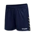 Sportshorts von Hummel, in der Farbe Blau, aus Polyester, andere Perspektive, Vorschaubild