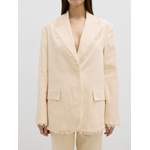 Blazer von EDITED, in der Farbe Beige, aus Polyester, andere Perspektive, Vorschaubild