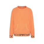 Rundhalspullover von SOCCX, in der Farbe Orange, aus Jeans, andere Perspektive, Vorschaubild