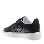 Plateau Sneaker von aigner, in der Farbe Schwarz, aus Leder, andere Perspektive, Vorschaubild