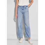 High Waist Jeans von Street One, in der Farbe Blau, andere Perspektive, Vorschaubild